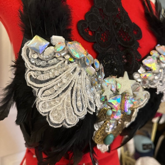 Custom Handmade One of a Kind Rave Party Festival Bra - Picture 7 of 14